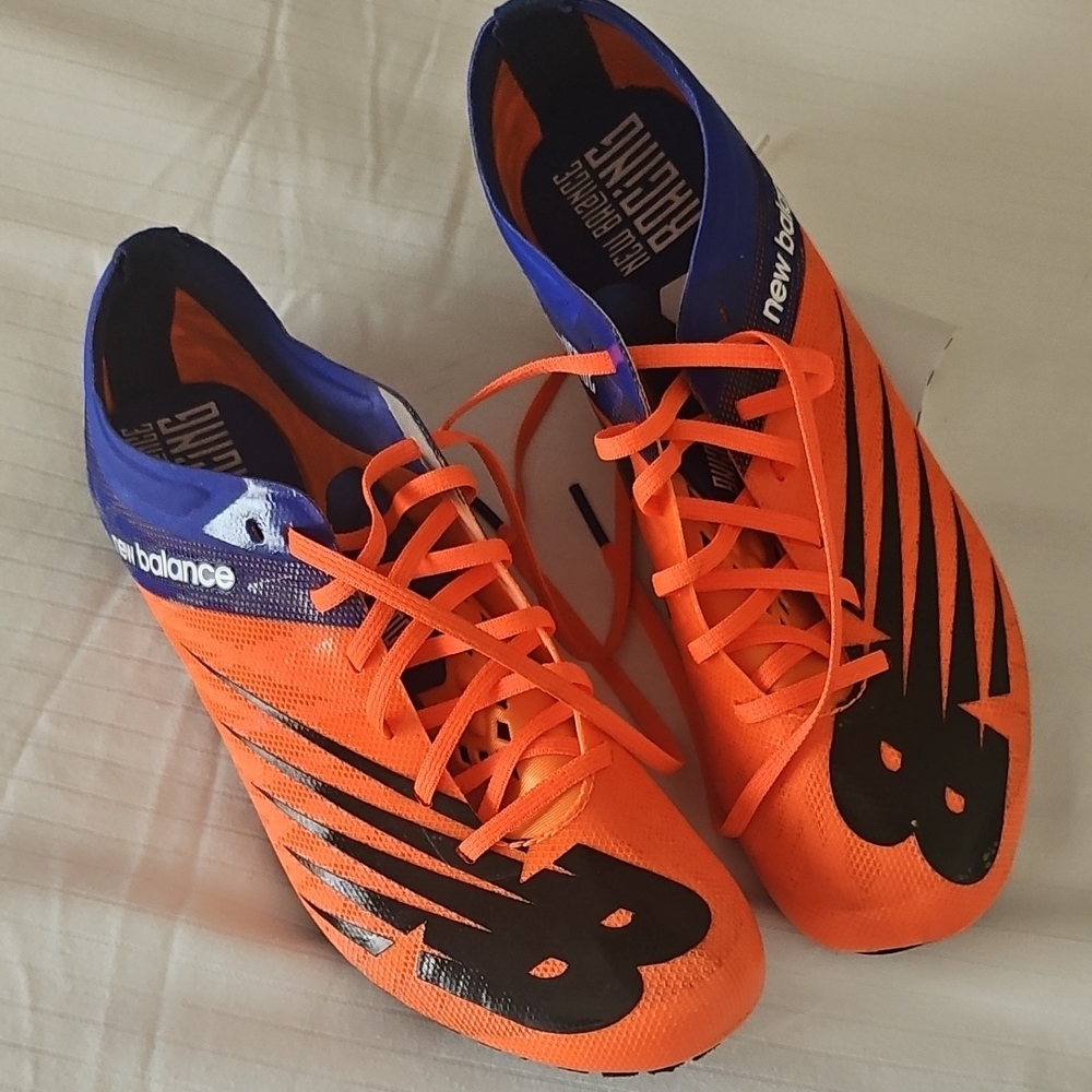 NEW New Balance Orange and Purple Athletic Shoes/Cleats for Performance